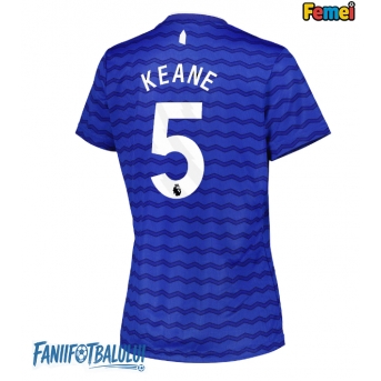 Everton Michael Keane #5 Tricou Fotbal Replică 2025-26 Femei Acasa